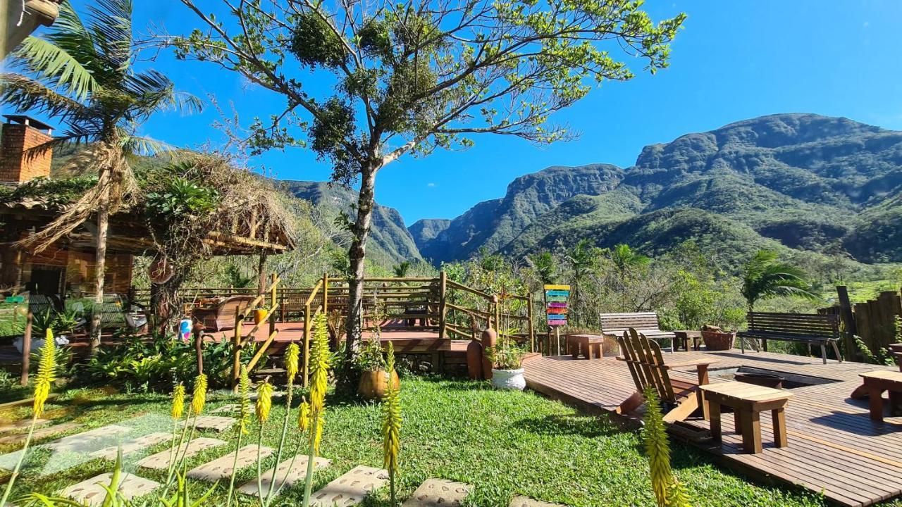 ホテル Refugio Ecologico Pedra Afiada プライア・グランデ エクステリア 写真