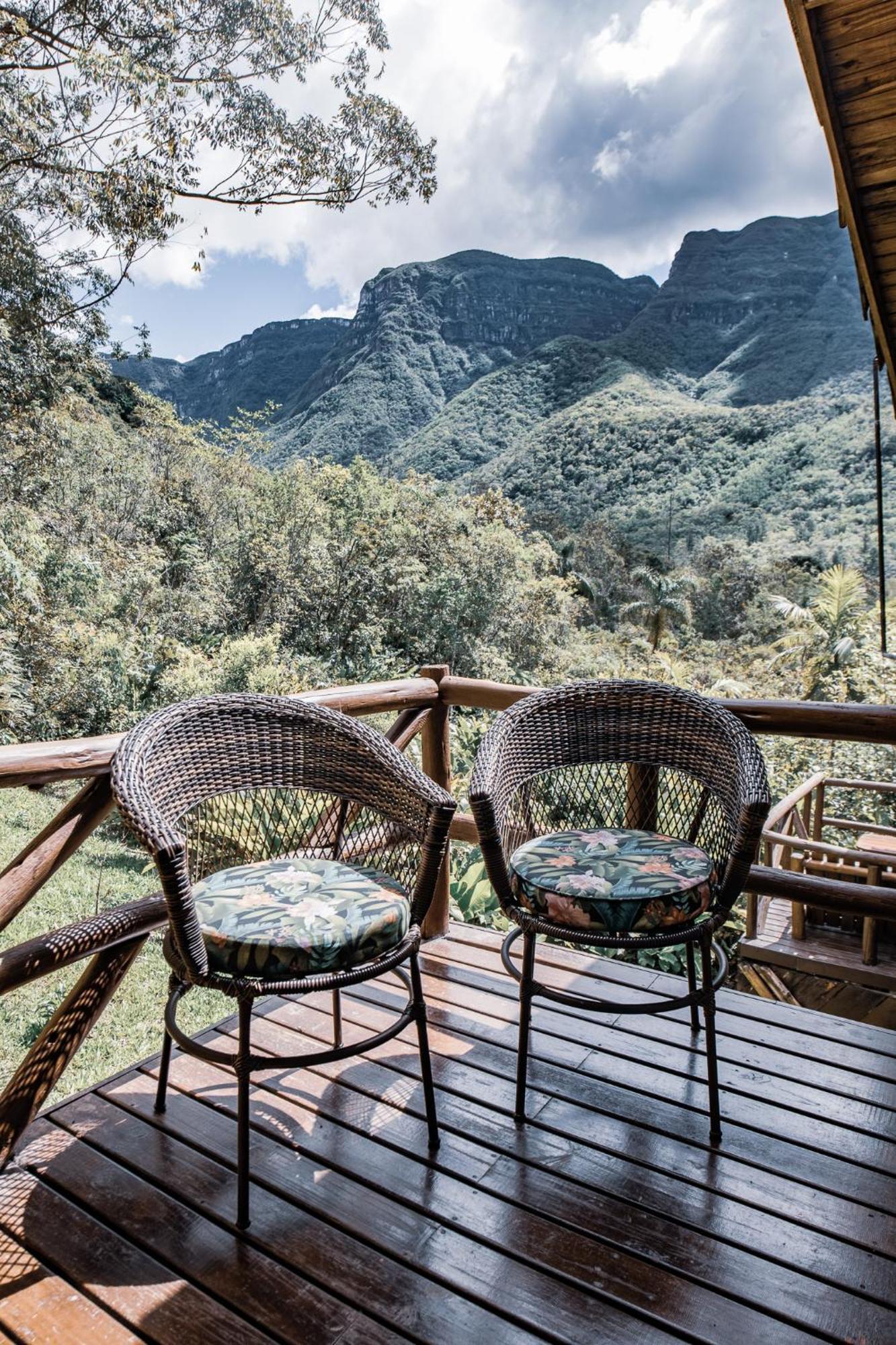 ホテル Refugio Ecologico Pedra Afiada プライア・グランデ エクステリア 写真